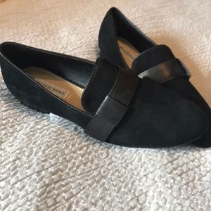 Black loafers